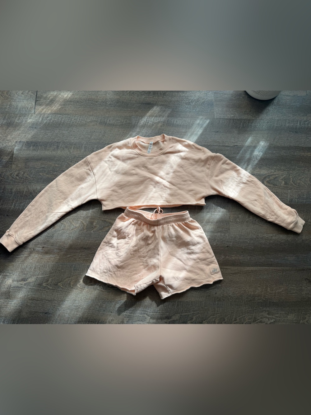 Peach Alo Accolade Cropped Short Set